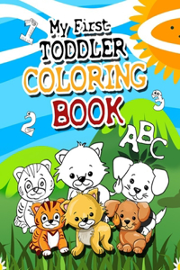 My First Toddler Coloring Book