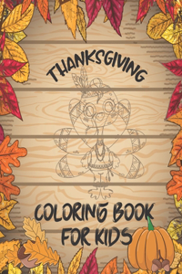 Thanksgiving Coloring Book For Kids