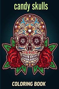 Candy Skulls Coloring Book