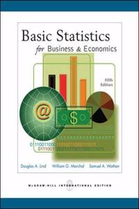 Basic Statistics for Business and Economics with Student CD-ROM