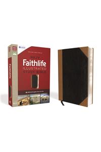 NKJV, Faithlife Illustrated Study Bible, Imitation Leather, Black/Tan, Red Letter Edition: Biblical Insights You Can See