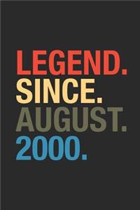 Legend Since August 2000