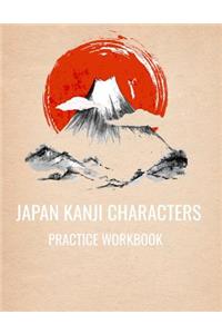 Japan Kanji Characters Practice Workbook