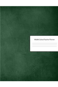 Middle School Teacher Planner