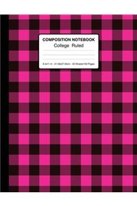 Composition Notebook College Ruled 8.5x11 In 21.59x27.94 50 Sheets/100 Pages