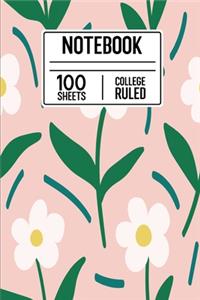 Notebook 100 Sheets College Ruled
