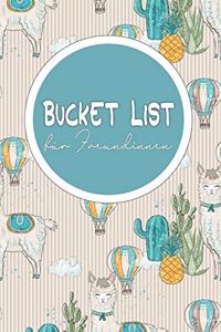 Bucket List für Freundinnen