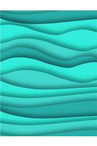 Blue Waves Notebook