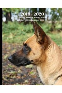 2019 - 2020 18 Month Weekly & Monthly Planner July 2019 to December 2020