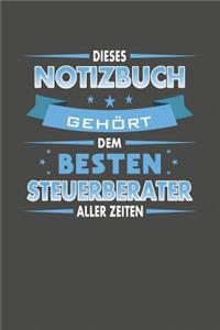 Dieses Notizbuch Gehört Dem Besten Steuerberater Aller Zeiten
