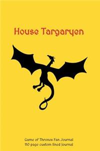 House Targaryen Game of Thrones Journal