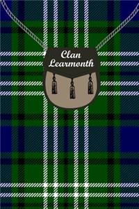 Clan Learmonth Tartan Journal/Notebook