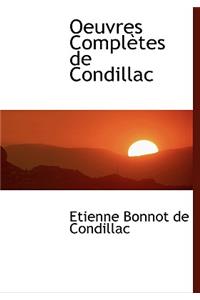 Oeuvres Completes de Condillac