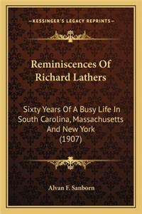 Reminiscences of Richard Lathers