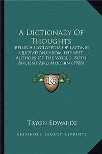 Dictionary of Thoughts