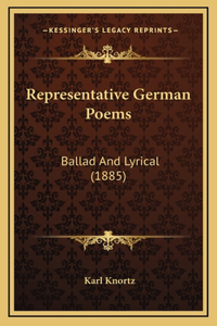 Representative German Poems