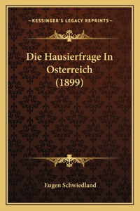 Hausierfrage In Osterreich (1899)