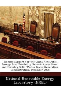 Biomass Support for the China Renewable Energy Law