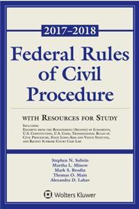 Federal Rules of Civil Procedure with Resources for Study