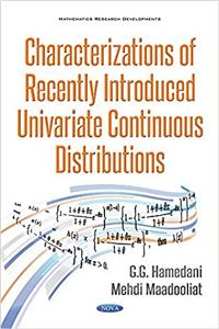 Characterizations of Recently Introduced Univariate Continuous Distributions