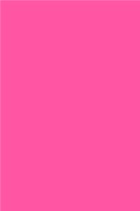 Journal Brilliant Rose Color Simple Plain Rose
