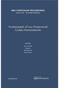 Fundamentals of Low-Dimensional Carbon Nanomaterials: Volume 1284