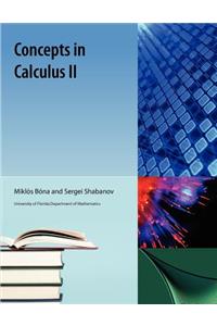 Concepts in Calculus II