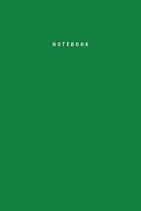 Notebook: Green Color - Writing Journal - College Ruled Notebook - Lined Notebook - Diary - Notepad - Large Composition Book - 8.5x11 inches - 120 pages