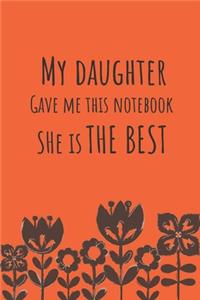 My daughter gave me this notebook