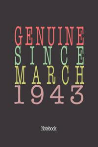 Genuine Since March 1943