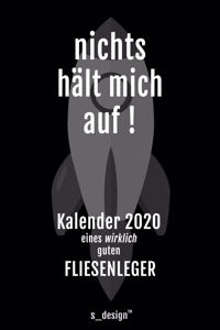 Kalender 2020 für Fliesenleger