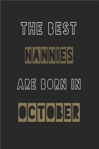 The Best nannies are born in October journal