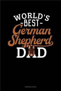 World's Best German Shepherd Dad: Address Book