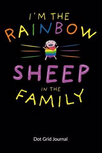 I´m the Rainbow Sheep of the family. Dot Grid Journal
