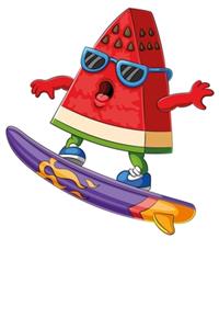 Surfen Wassermelone
