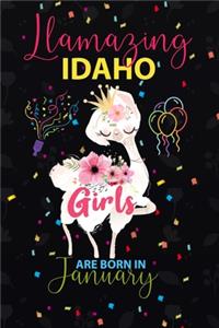 Llamazing Idaho Girls are Born in January