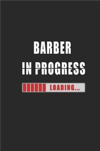 Barber in progress Notebook