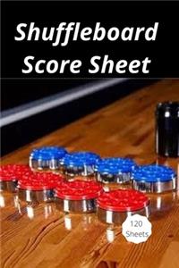 Shuffleboard Score Sheet