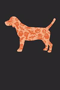 Beagle Notebook - Halloween Beagle Journal - Beagle Gift for Dog Lovers - Beagle Diary