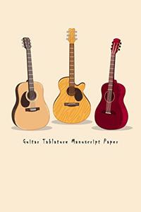 Guitar Tablature Manuscript Paper