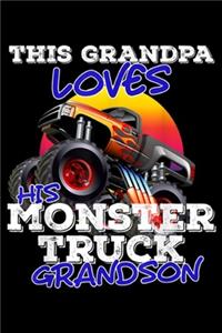 this grandpa loves his monster truck grandson