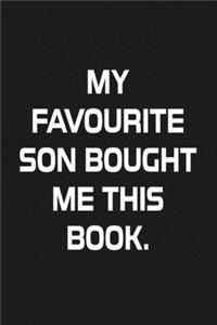 My Favourite Son Bought Me This Book