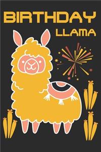 Birthday llama