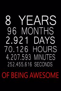 8 Years Of Being Awesome