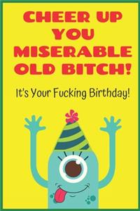 Cheer Up You Miserable Old Bitch! It's Your Fucking Birthday!