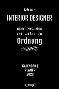 Kalender 2020 für Interior Designer