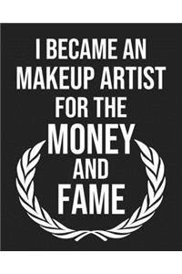 I became a Makeup artist for the Money and Fame