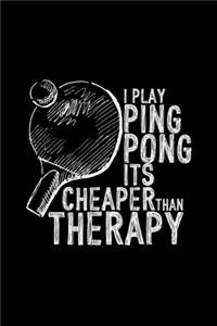 I play Ping Pong