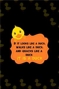 If It Looks Like A Duck, Walks Like A Duck, And Quacks Like A Duck It Is A Duck
