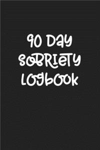 90 Day Sobriety Logbook